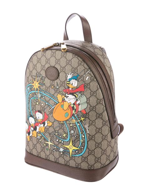 gucci x disney backpack|gucci donald duck backpack.